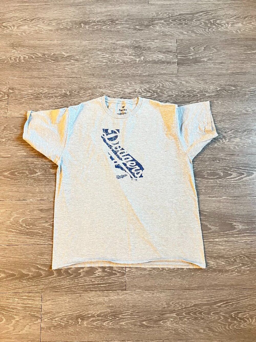 Fanatics "Los Angeles Dodgers" T-shirt, Gray, X-Large